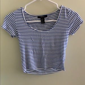 Striped crop top